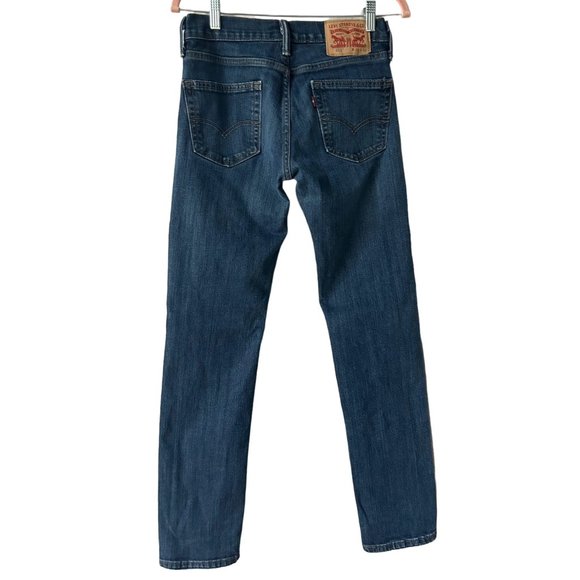 Levi's Men's 511 Dark Wash Slim Fit Jeans Size 28/32 - Picture 4 of 7